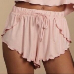 Free People Essential Shorts in Pink Size Medium New With Tag